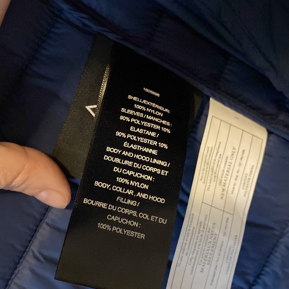 Atelier Noir (Rudsak) jacket w hood. Size small. Navy blue. Pristine condition. - Picture 7 of 13